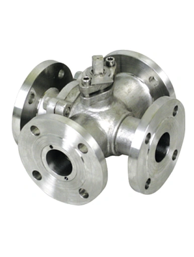 Four way ball valve